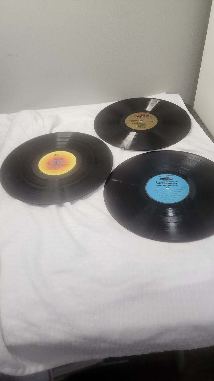 Bundle of 3 Vintage Vinyl Records: Mark Almond, Chevrolet Promotional Album, and